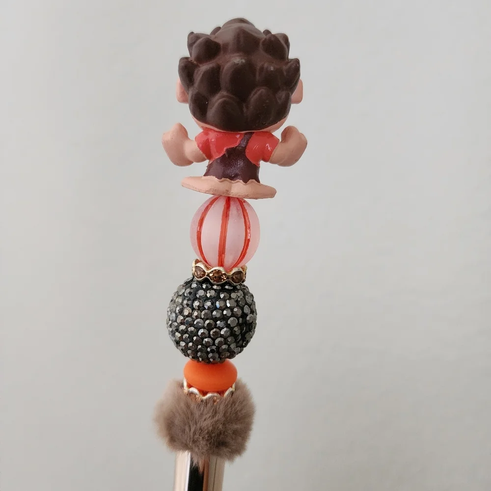 Disney Wreck It Ralph Doorable Beaded Pen Black Ink Custom Made